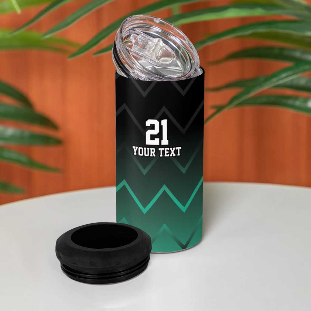 Custom Football African Tanzania 4 in 1 Can Cooler Tumbler Retro 2023-24 Tanzania History LT9