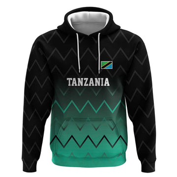 Tanzania Football Custom Hoodie Retro 2023-24 Tanzania History LT9