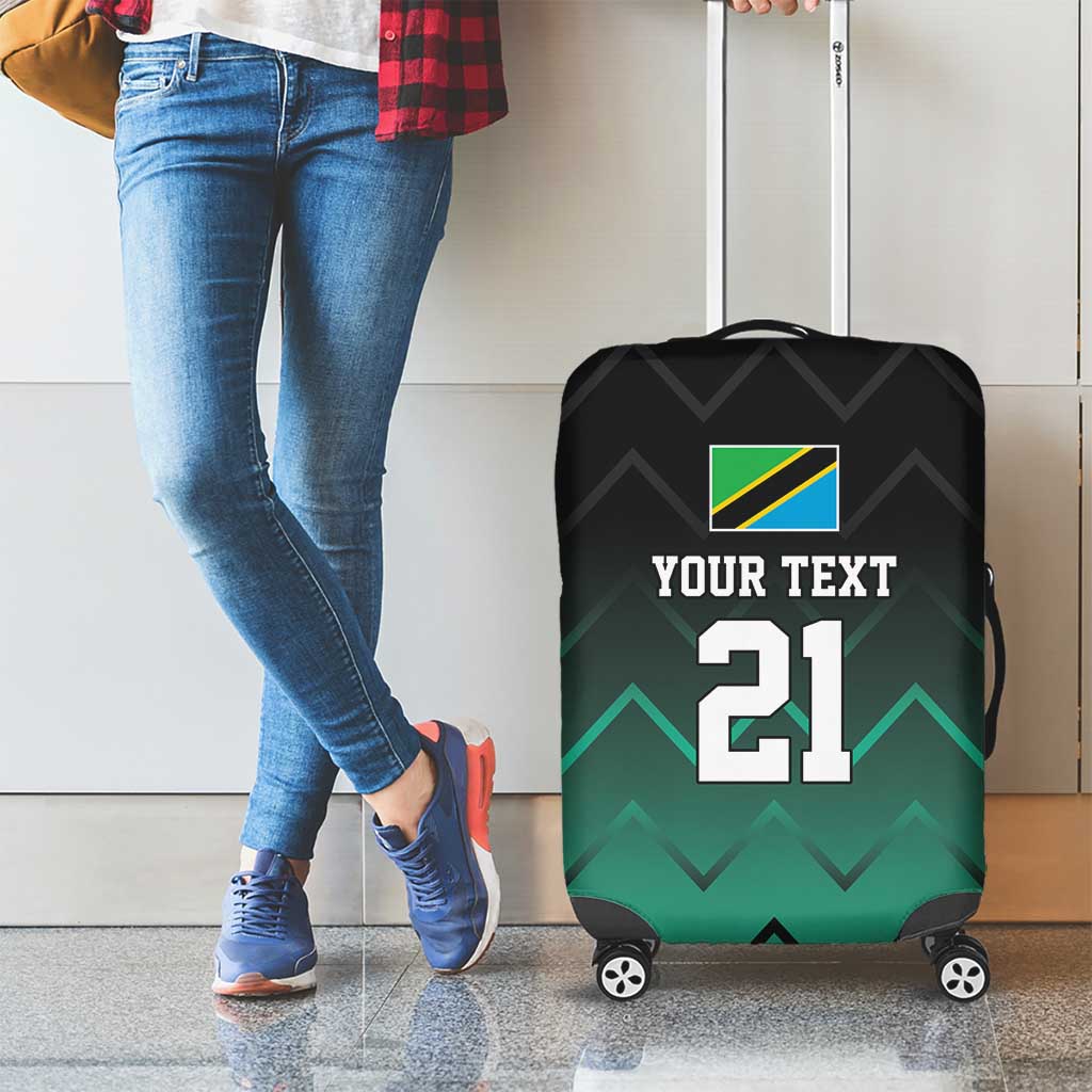 Tanzania Football Custom Luggage Cover Retro 2023-24 Tanzania History LT9