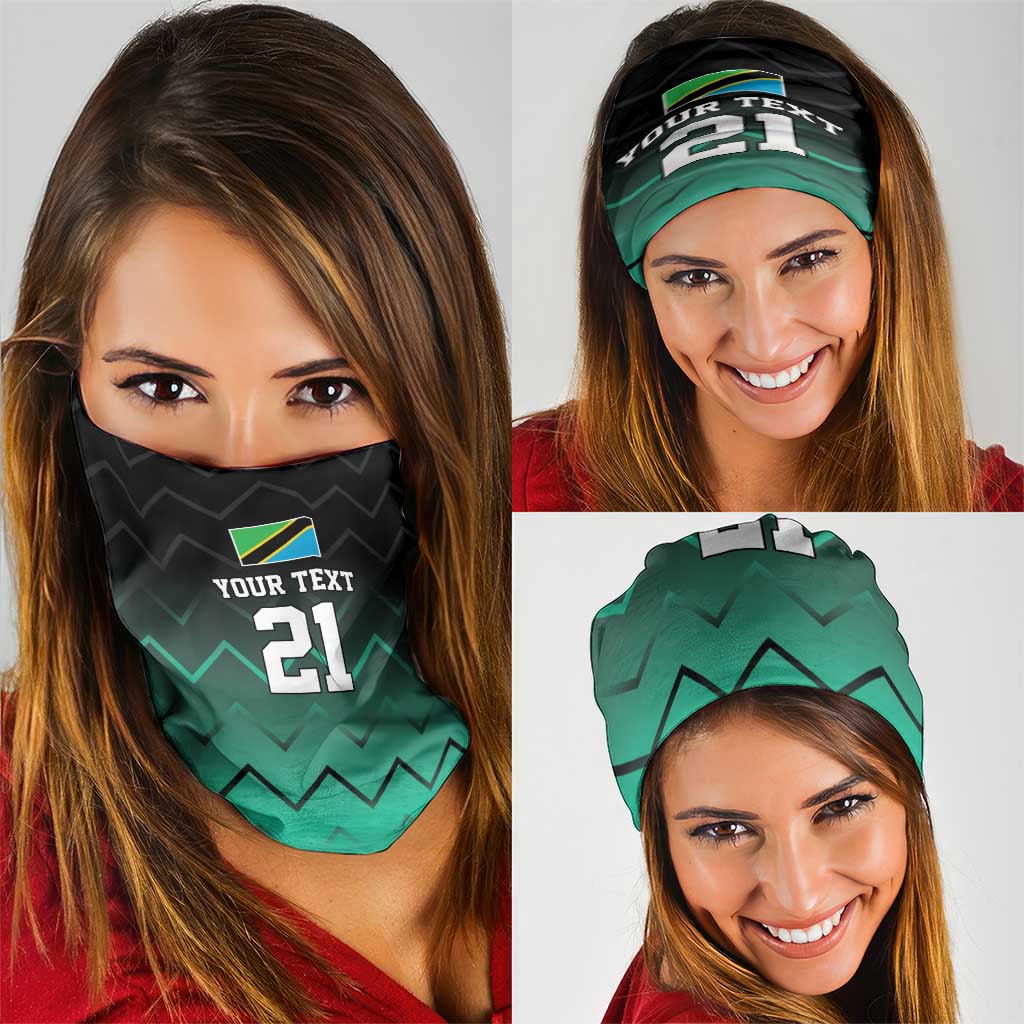 Tanzania Football Custom Neck Gaiter Retro 2023-24 Tanzania History LT9