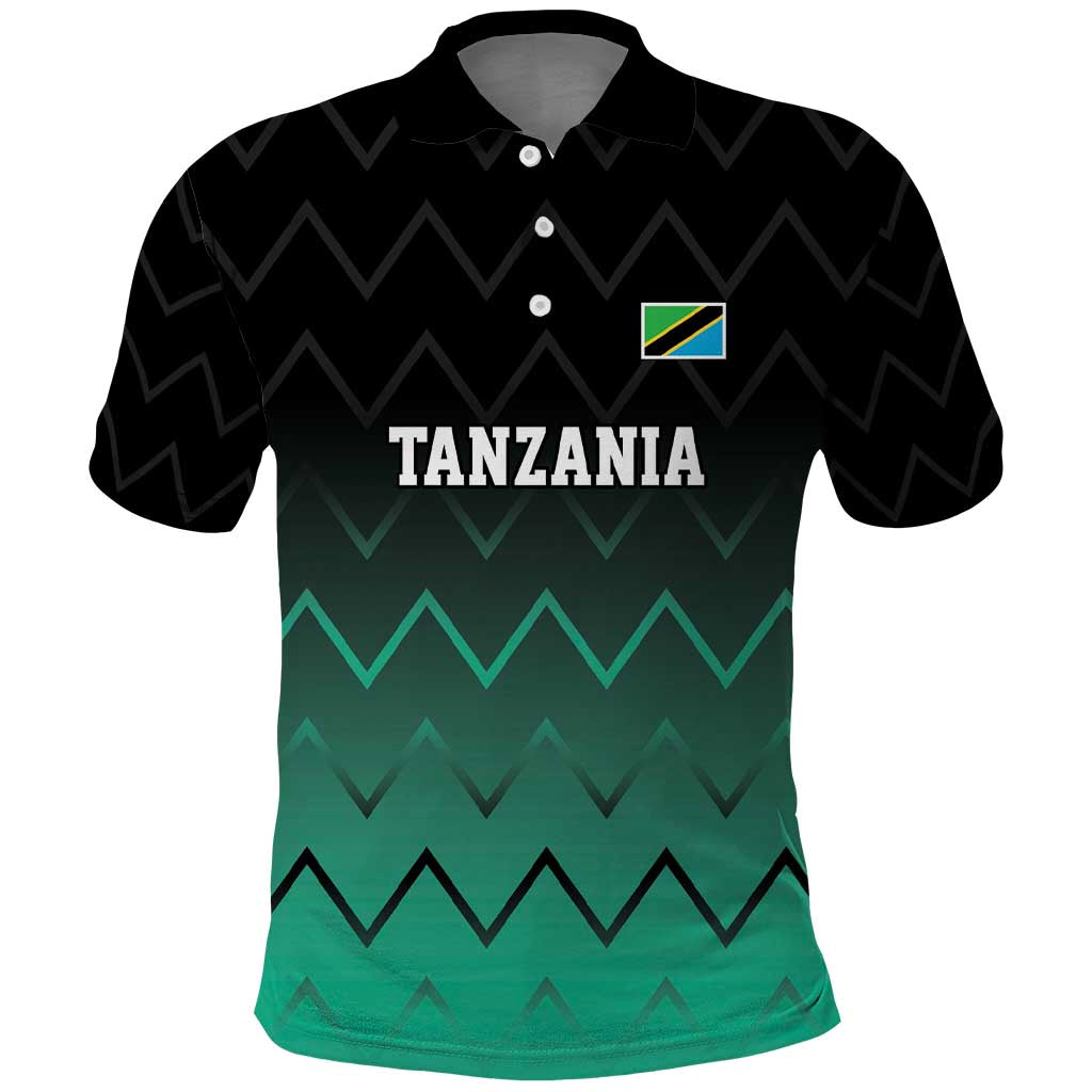 Tanzania Football Custom Polo Shirt Retro 2023-24 Tanzania History LT9