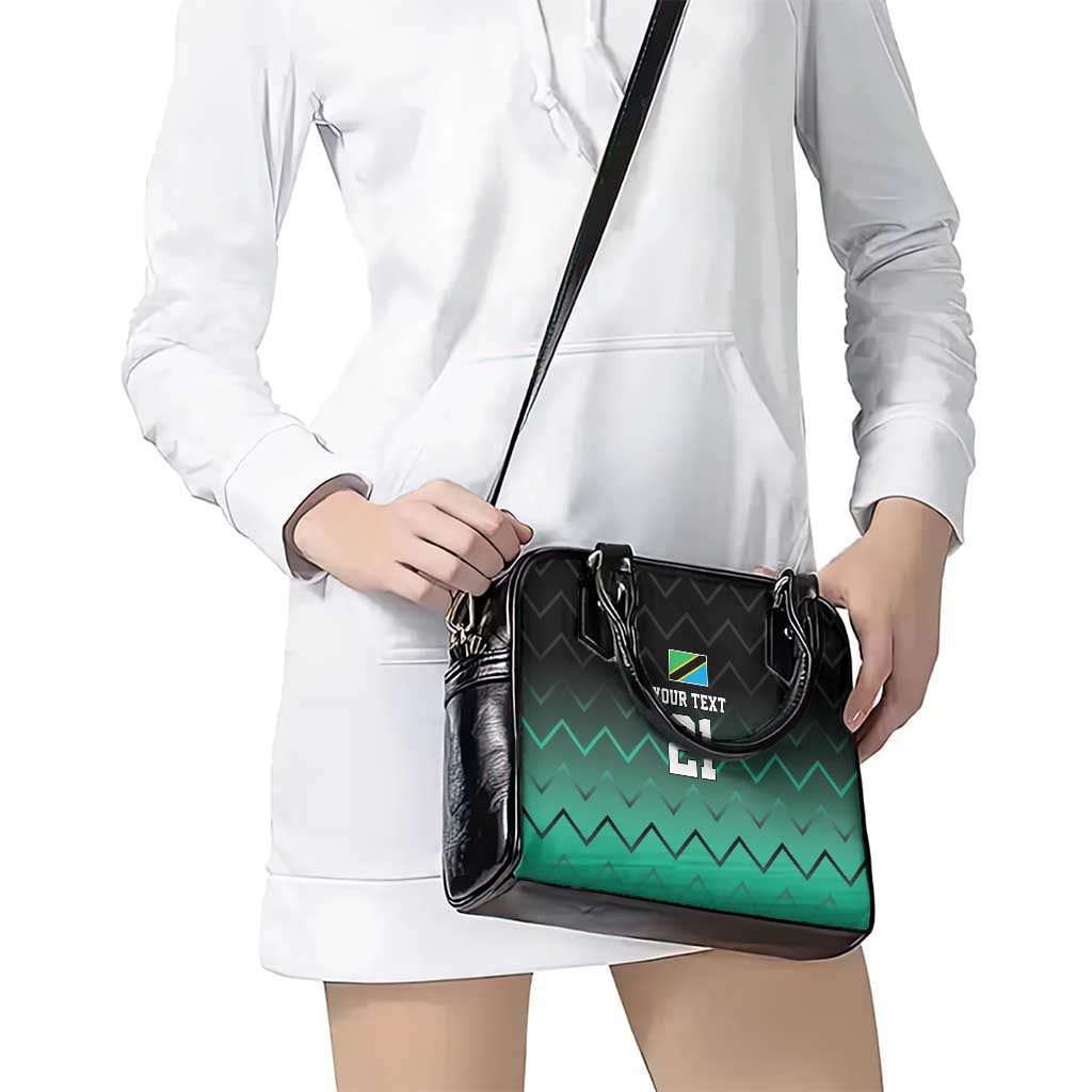 Tanzania Football Custom Shoulder Handbag Retro 2023-24 Tanzania History LT9