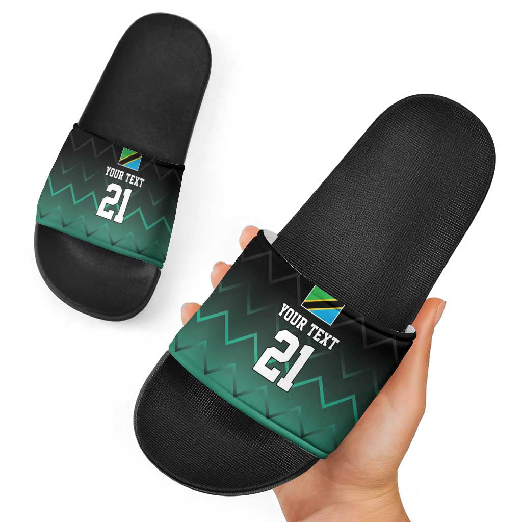 Tanzania Football Custom Slide Sandals Retro 2023-24 Tanzania History LT9