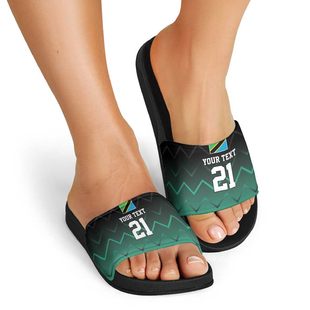 Tanzania Football Custom Slide Sandals Retro 2023-24 Tanzania History LT9