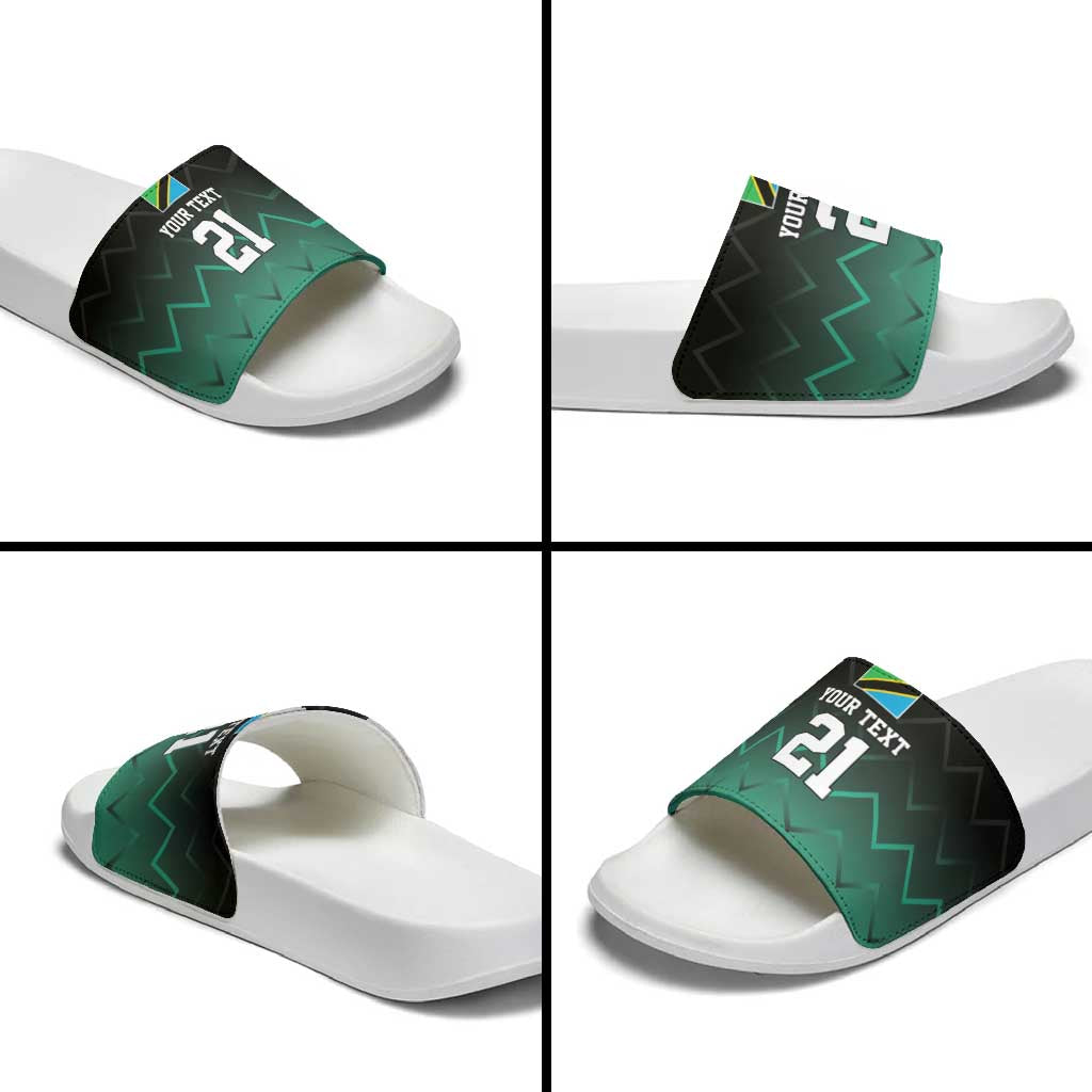 Tanzania Football Custom Slide Sandals Retro 2023-24 Tanzania History LT9