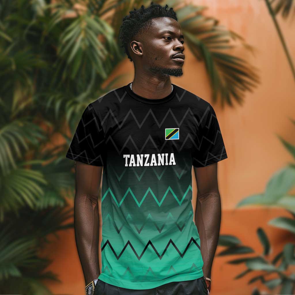 Custom Football African Tanzania T shirt Retro 2023-24 Tanzania History LT9