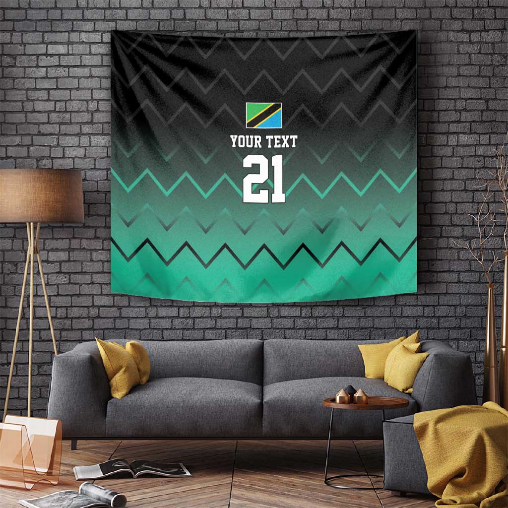 Custom Football African Tanzania Tapestry Retro 2023-24 Tanzania History LT9