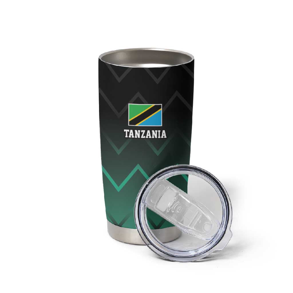 Custom Football African Tanzania Tumbler Cup Retro 2023-24 Tanzania History LT9