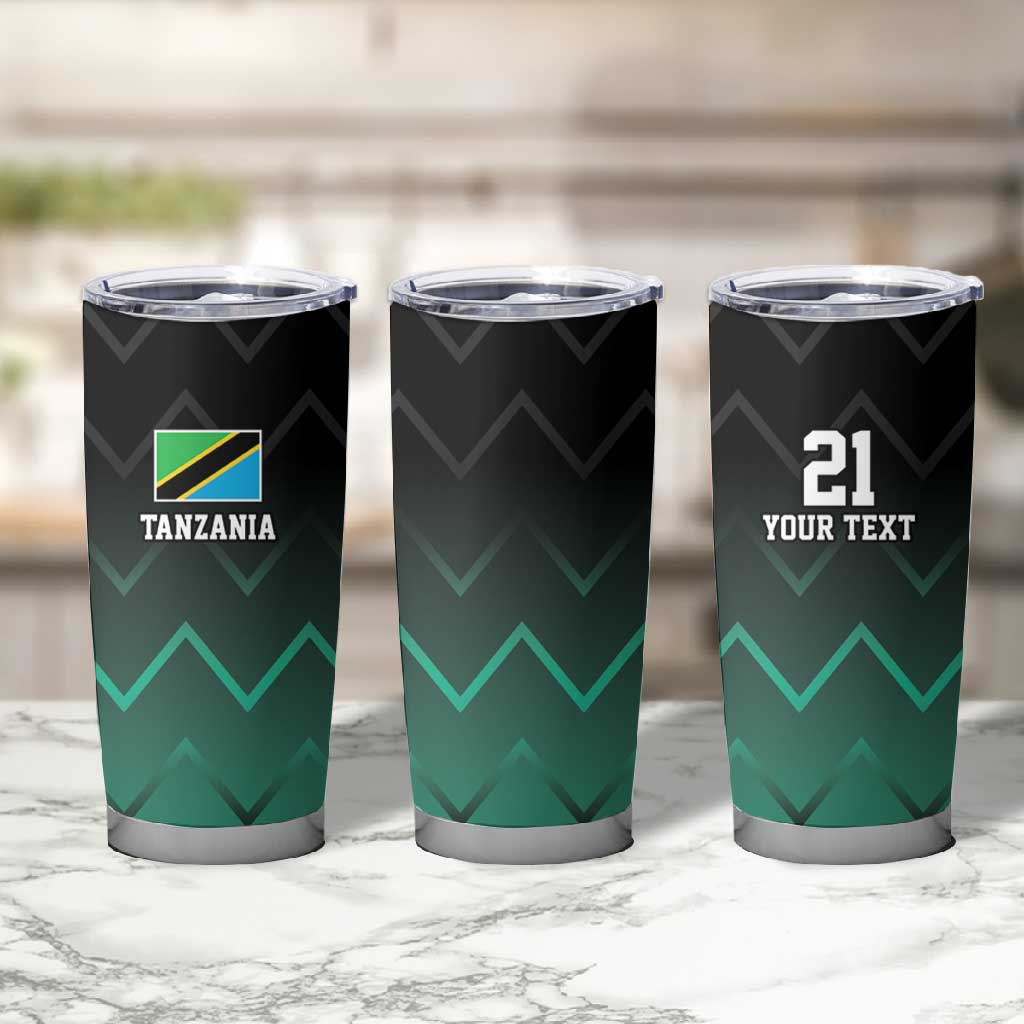 Custom Football African Tanzania Tumbler Cup Retro 2023-24 Tanzania History LT9