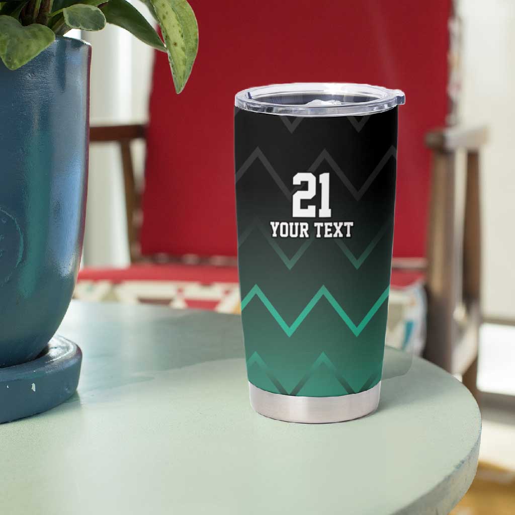 Custom Football African Tanzania Tumbler Cup Retro 2023-24 Tanzania History LT9