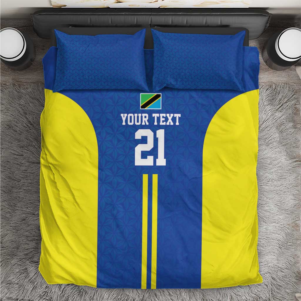Custom Football African Tanzania Bedding Set Taifa Stars Go Champion LT9
