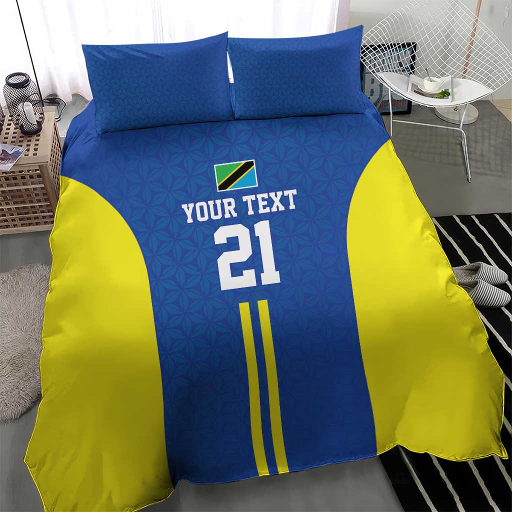 Custom Football African Tanzania Bedding Set Taifa Stars Go Champion LT9