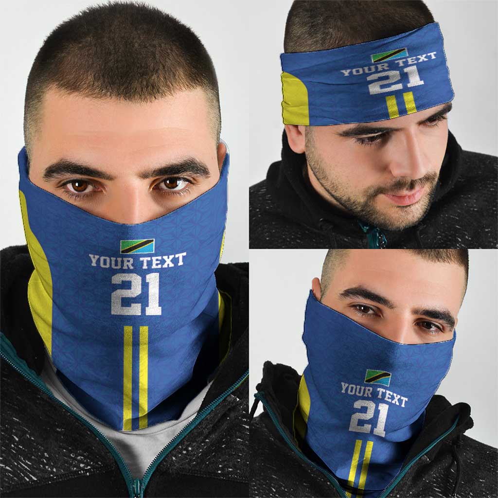 Tanzania Football Custom Neck Gaiter Taifa Stars Go Champion LT9