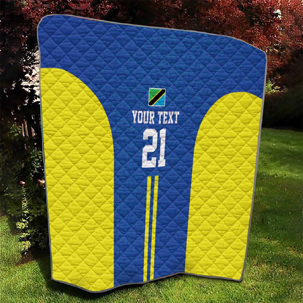 Custom Football African Tanzania Quilt Taifa Stars Go Champion LT9