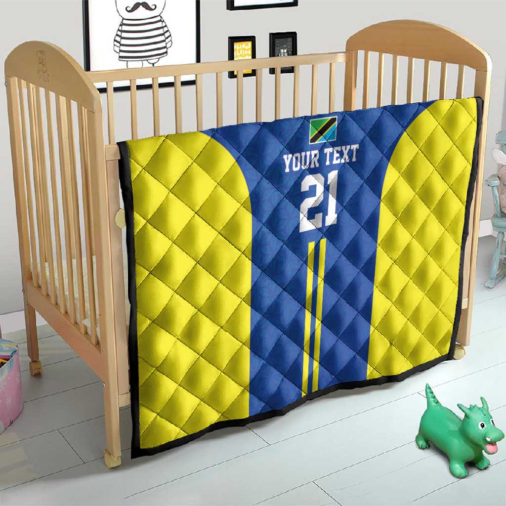 Custom Football African Tanzania Quilt Taifa Stars Go Champion LT9