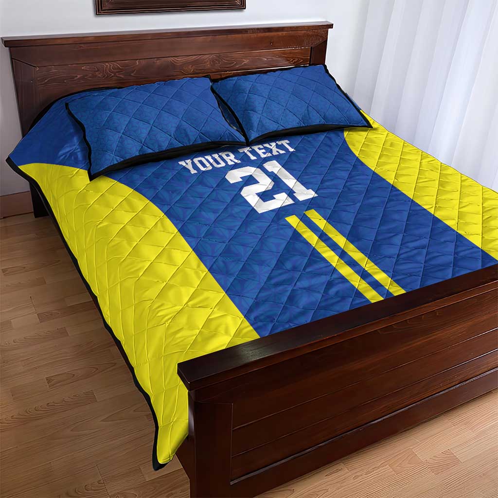 Custom Football African Tanzania Quilt Bed Set Taifa Stars Go Champion LT9