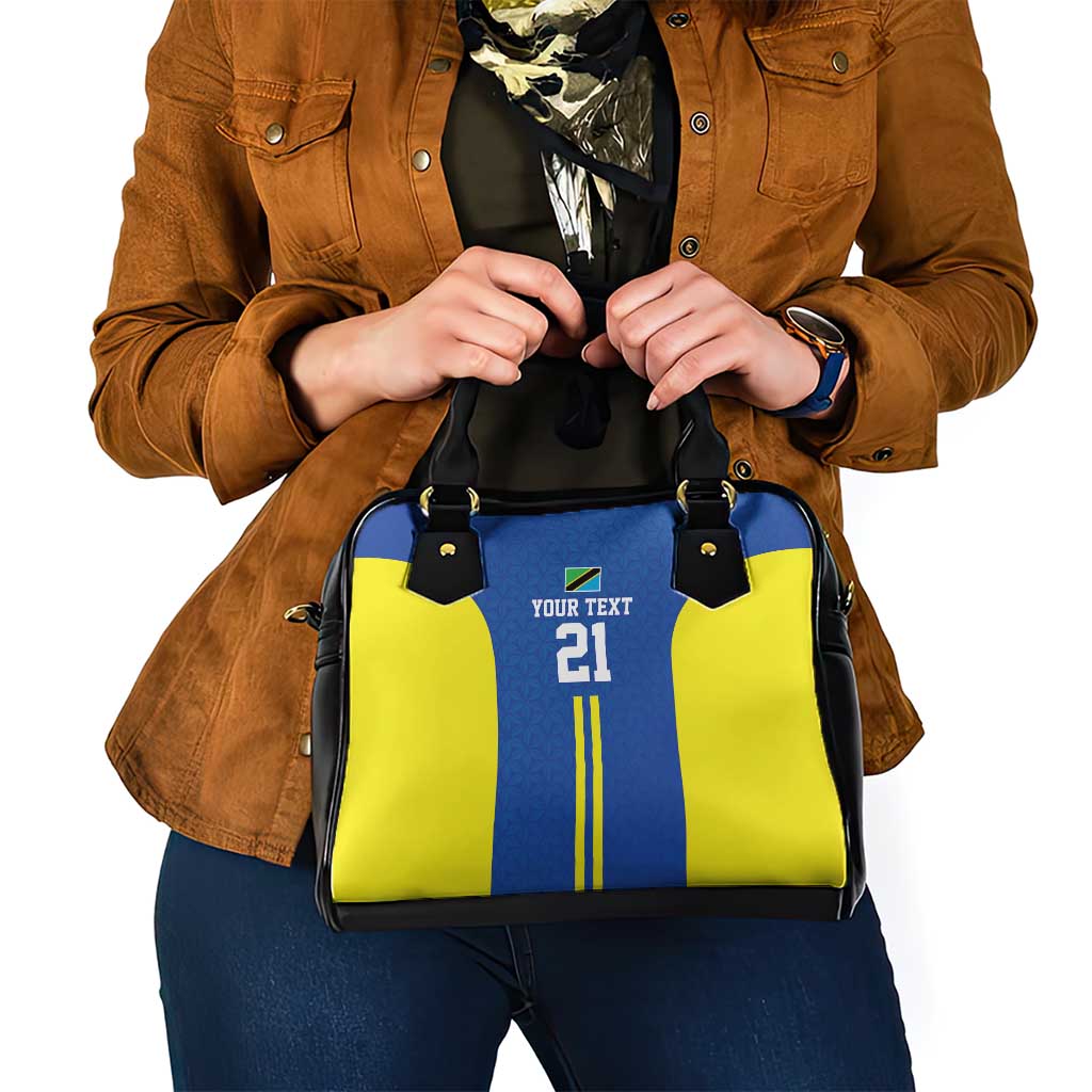 Tanzania Football Custom Shoulder Handbag Taifa Stars Go Champion LT9