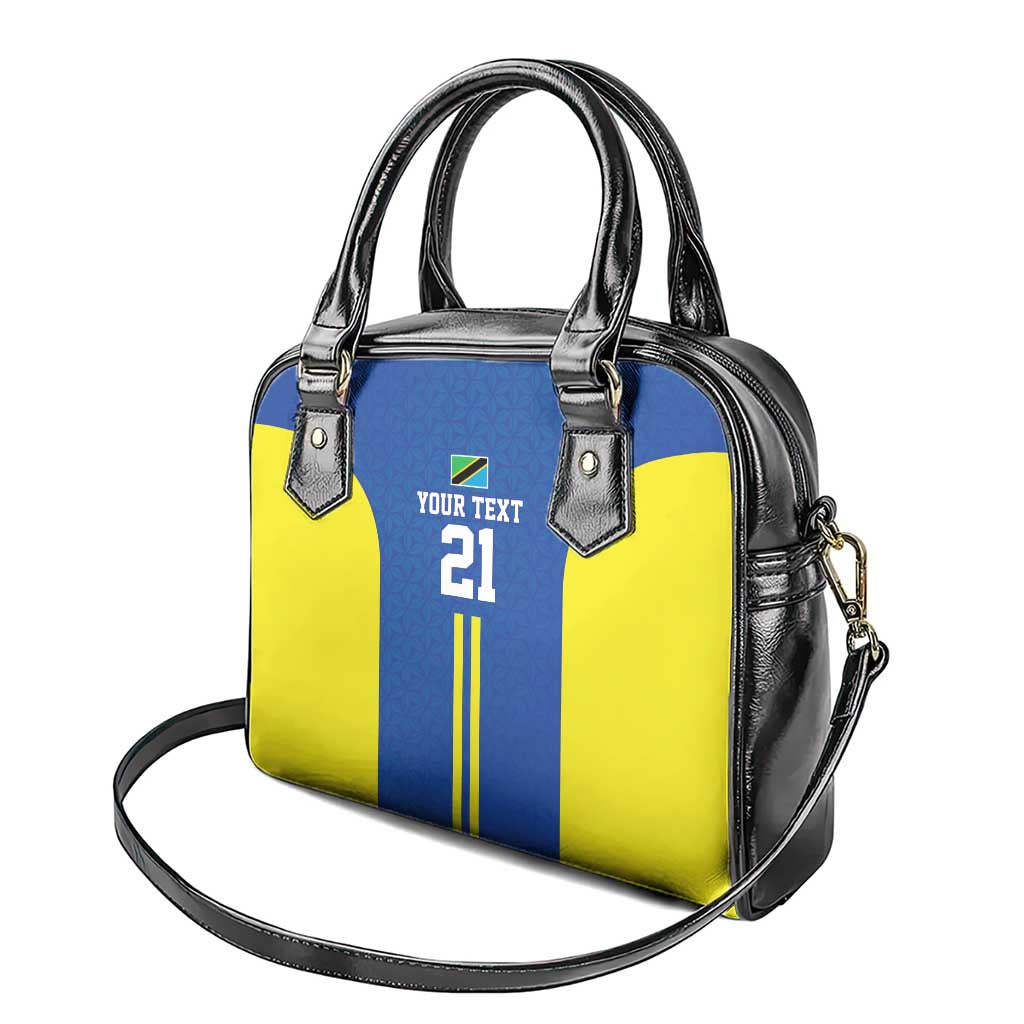 Tanzania Football Custom Shoulder Handbag Taifa Stars Go Champion LT9