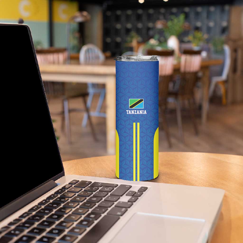 Custom Football African Tanzania Skinny Tumbler Taifa Stars Go Champion LT9