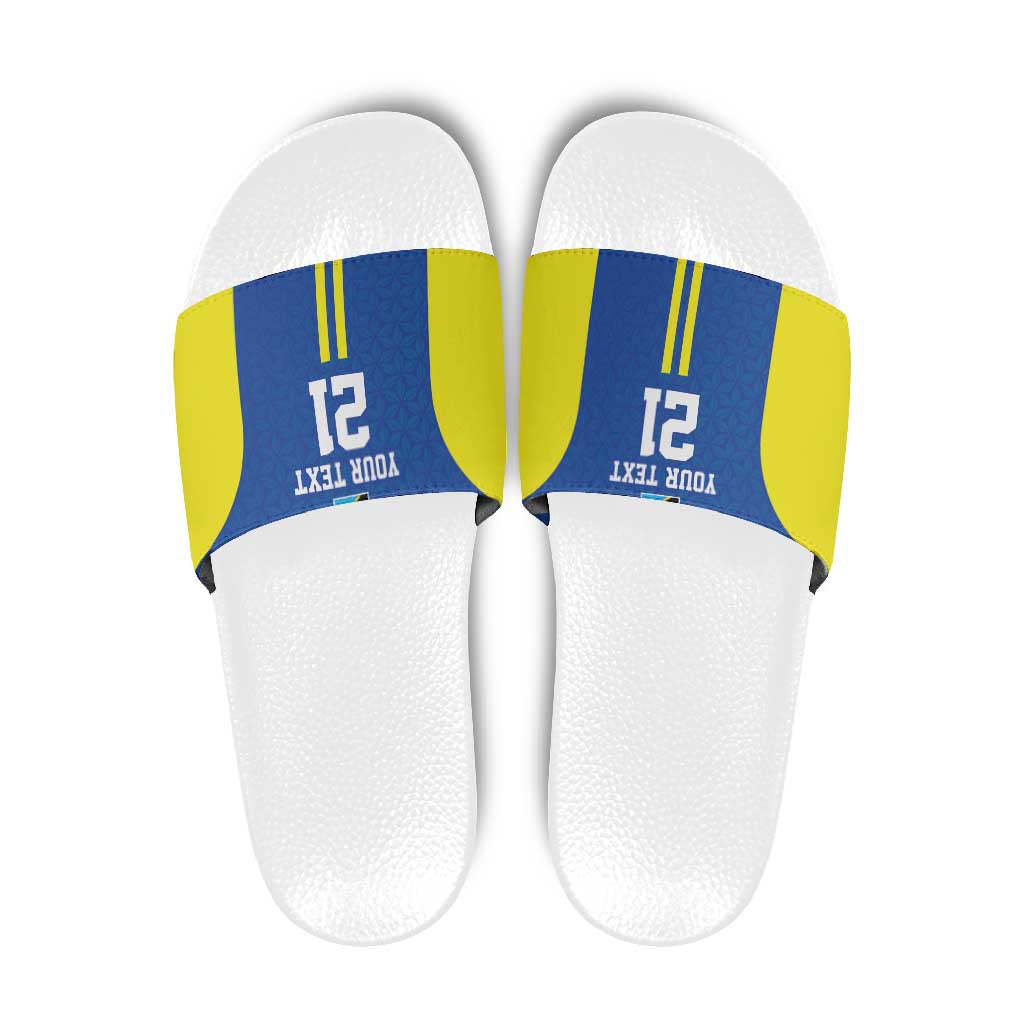 Tanzania Football Custom Slide Sandals Taifa Stars Go Champion LT9