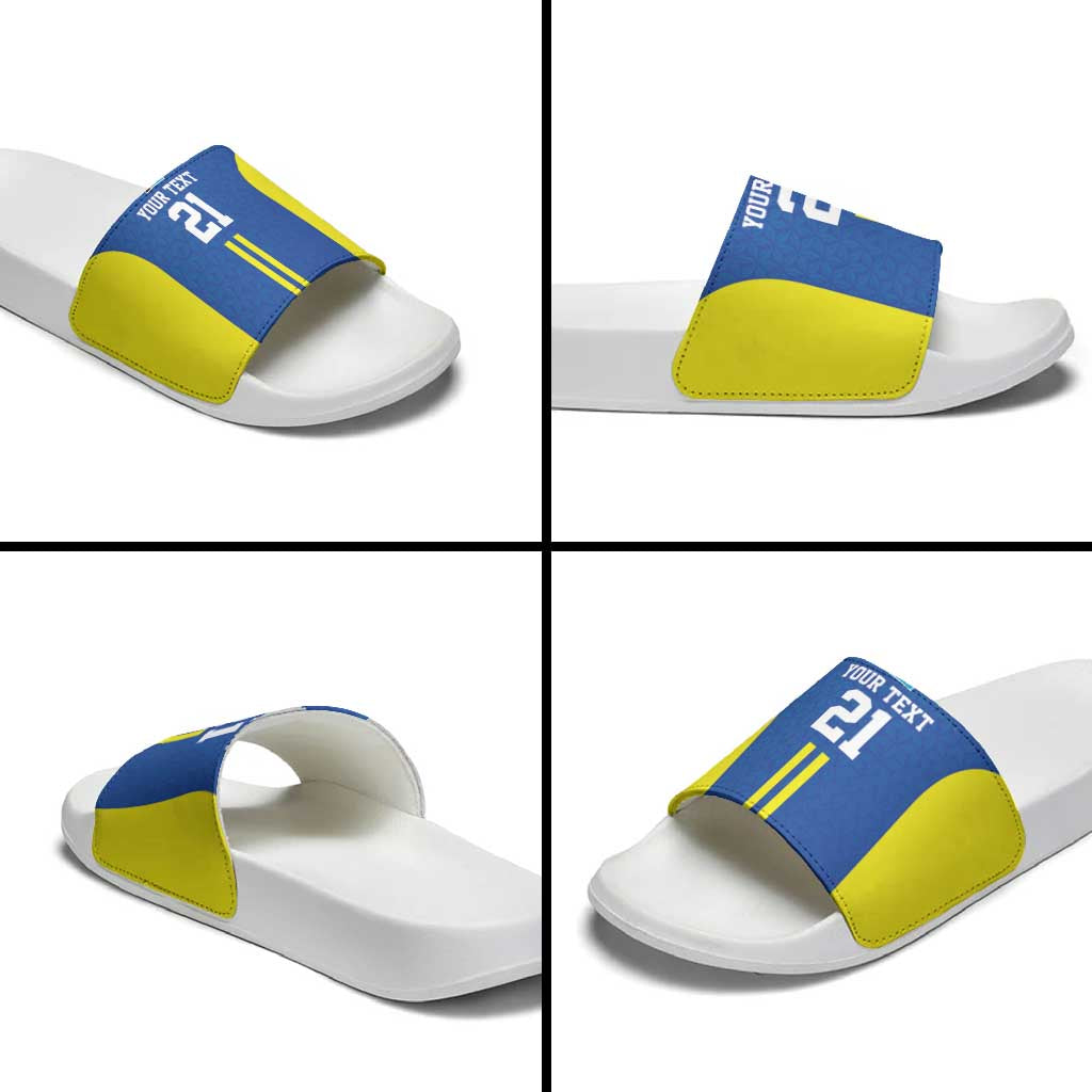 Tanzania Football Custom Slide Sandals Taifa Stars Go Champion LT9
