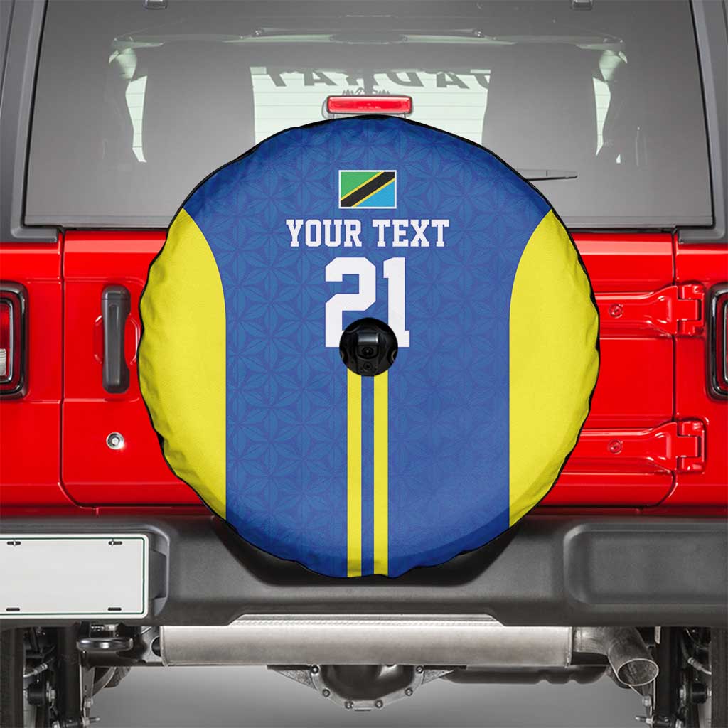 Tanzania Football Custom Spare Tire Cover Taifa Stars Go Champion LT9