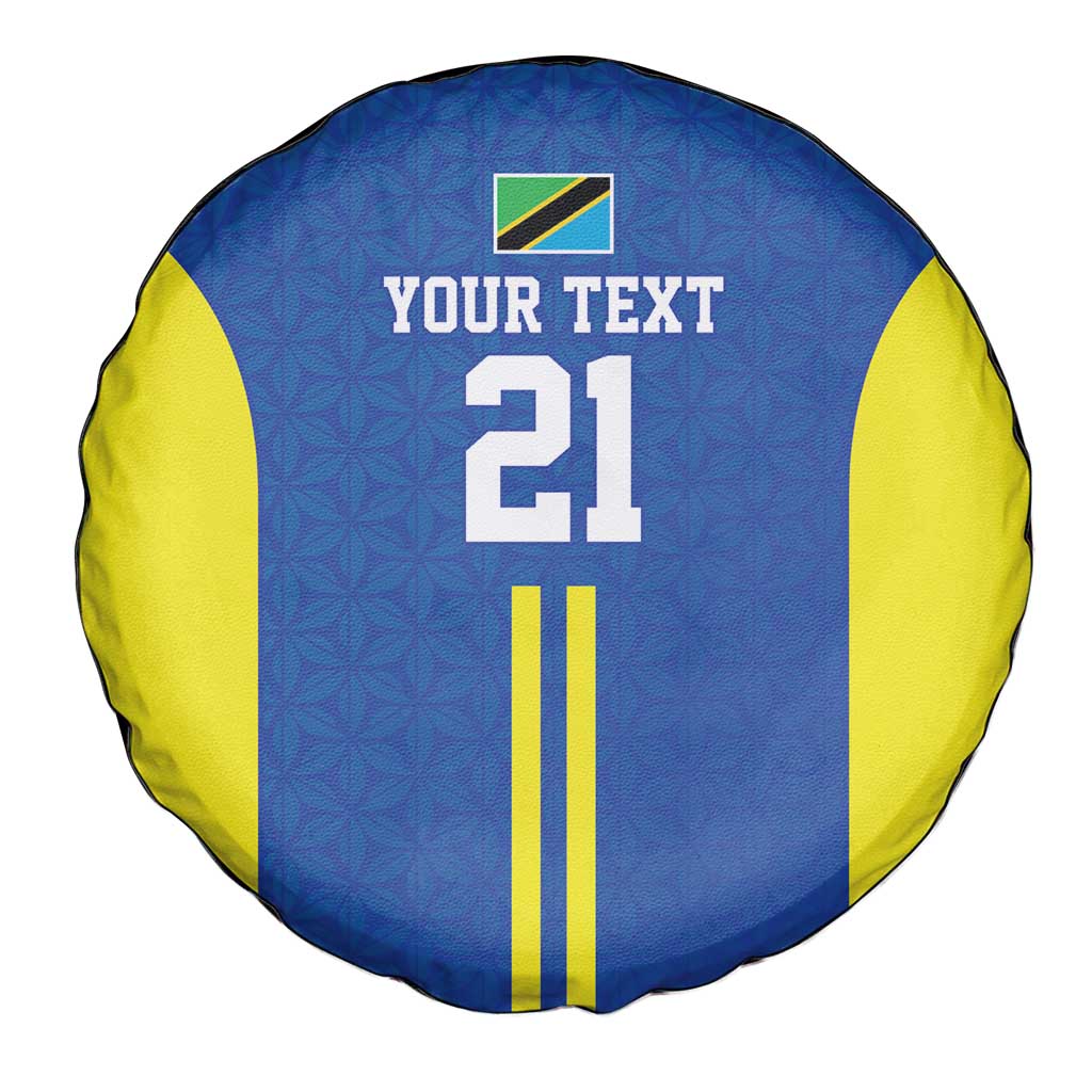 Tanzania Football Custom Spare Tire Cover Taifa Stars Go Champion LT9