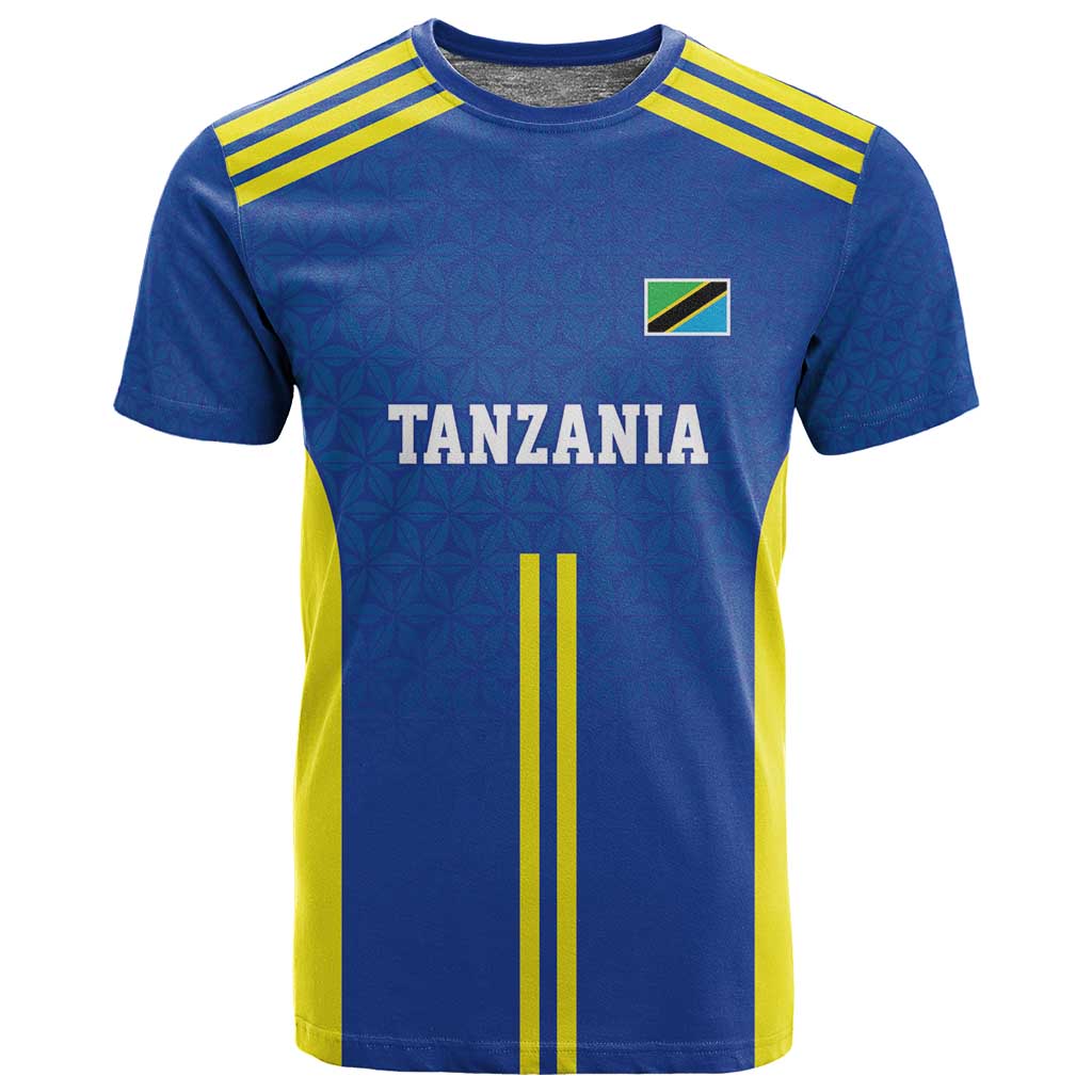 Custom Football African Tanzania T shirt Taifa Stars Go Champion LT9