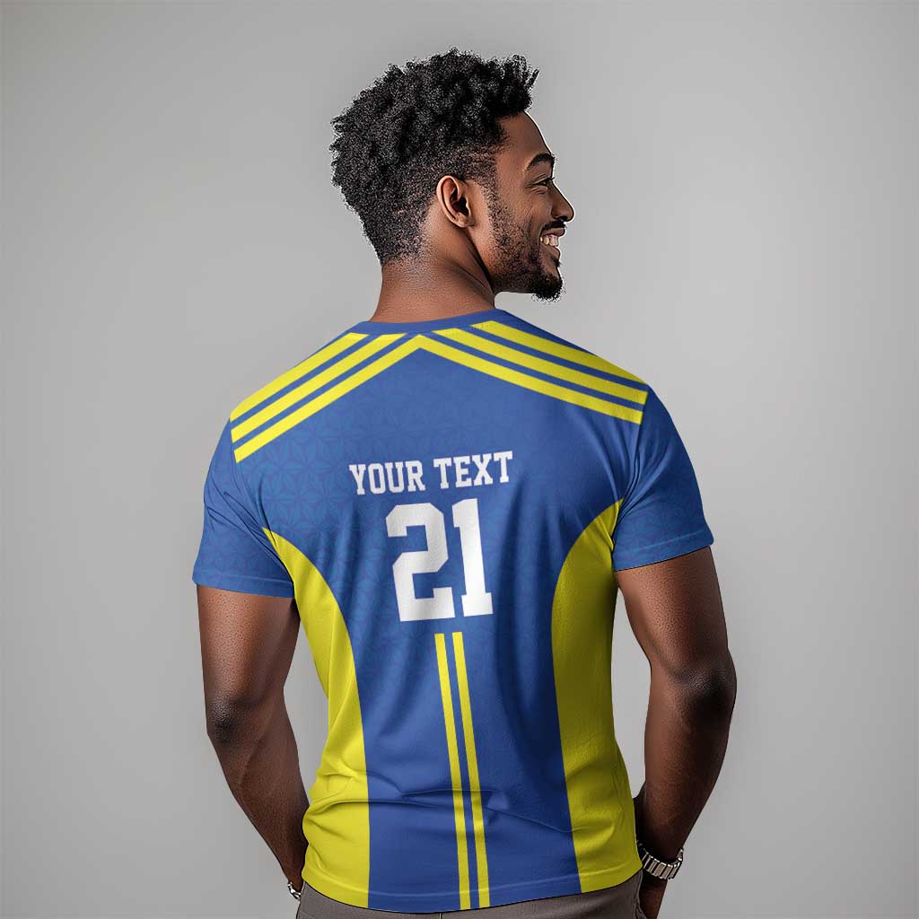 Custom Football African Tanzania T shirt Taifa Stars Go Champion LT9