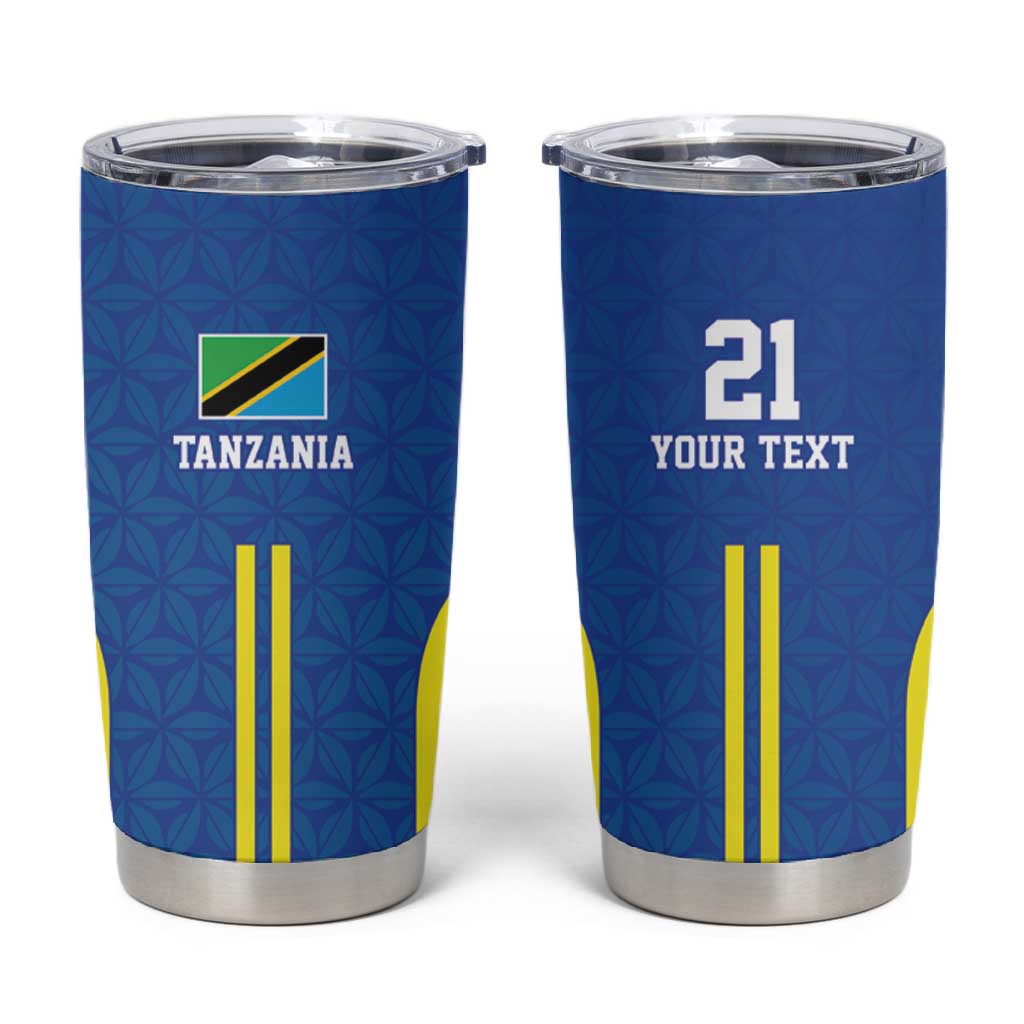 Custom Football African Tanzania Tumbler Cup Taifa Stars Go Champion LT9