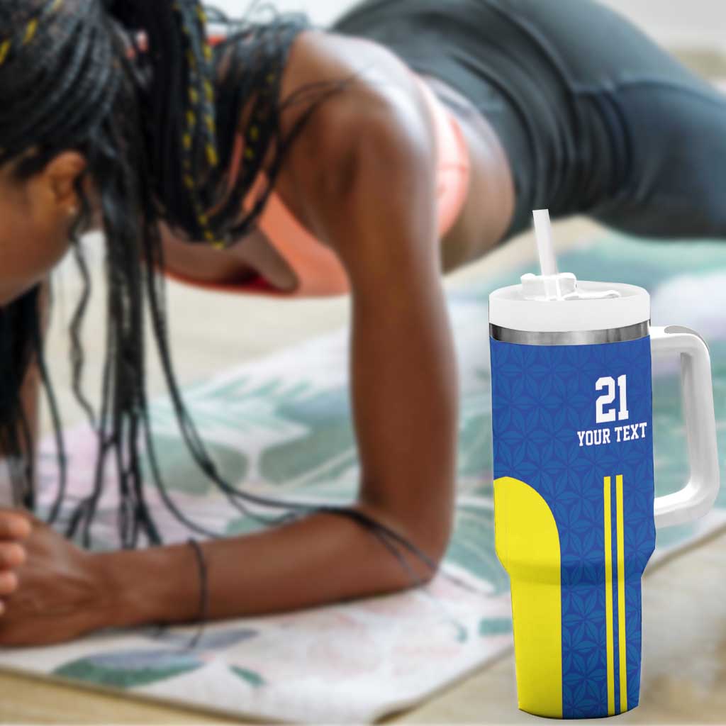 Custom Football African Tanzania Tumbler With Handle Taifa Stars Go Champion LT9
