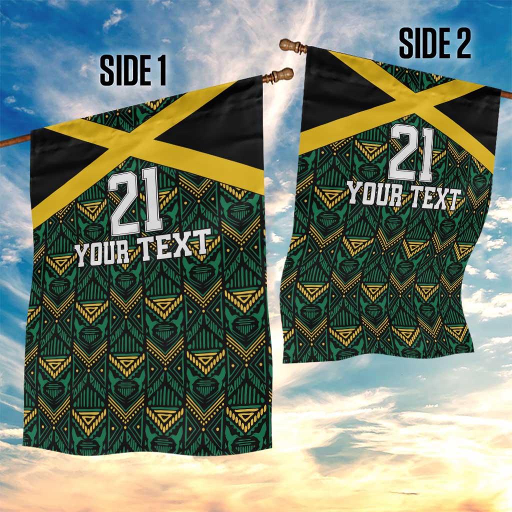 Afro-Jamaicans Football Custom Garden Flag Black Ethnic Motifs LT9