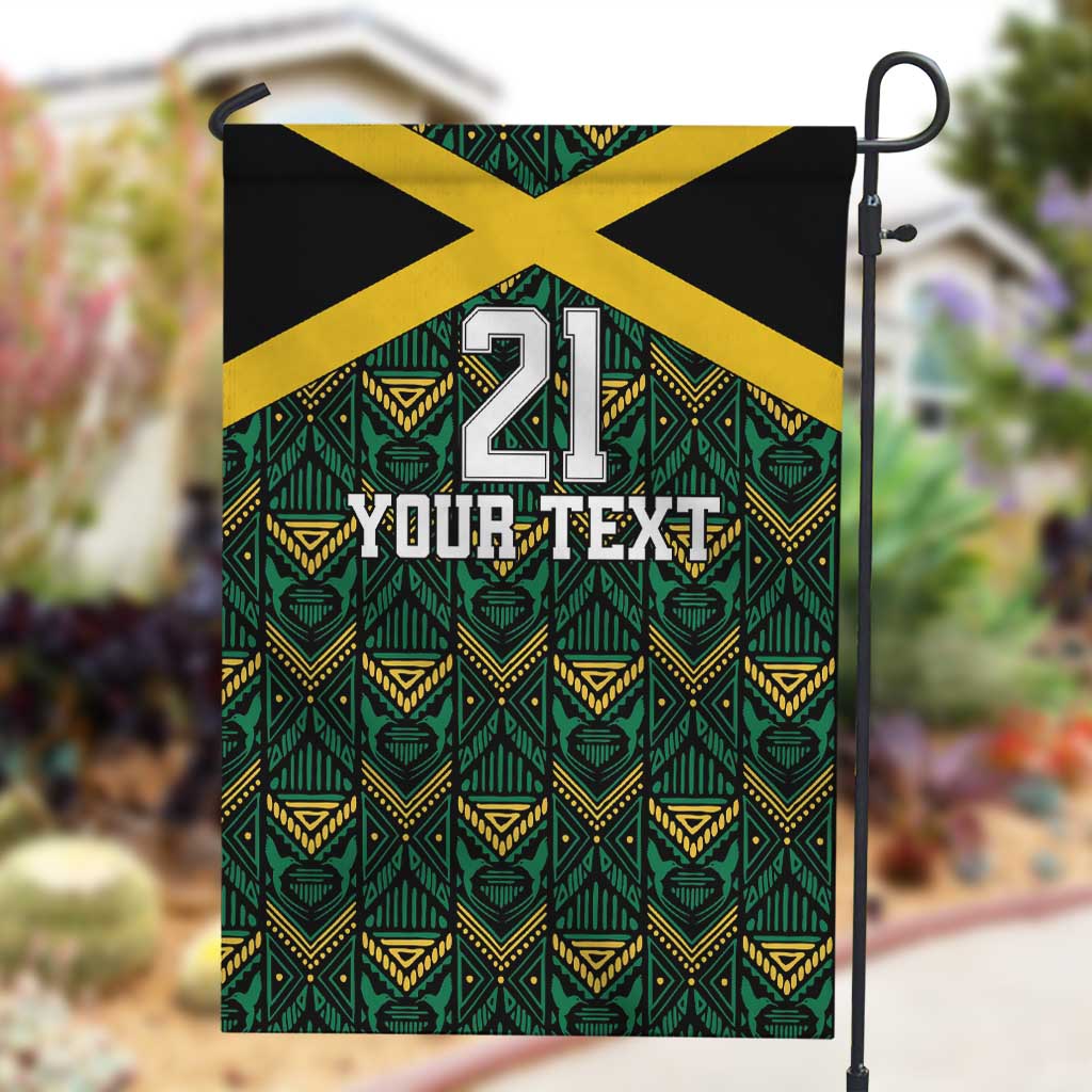 Afro-Jamaicans Football Custom Garden Flag Black Ethnic Motifs LT9