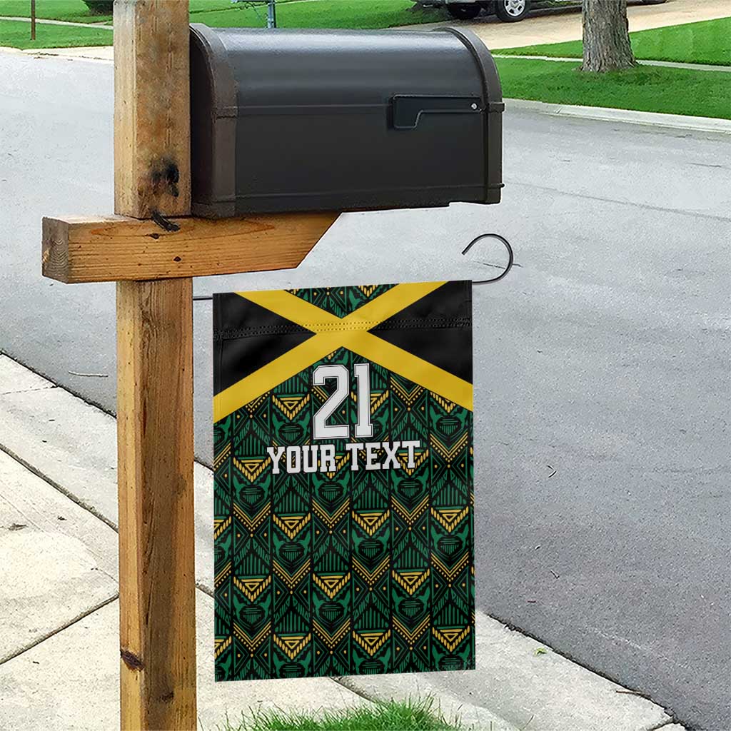 Afro-Jamaicans Football Custom Garden Flag Black Ethnic Motifs LT9
