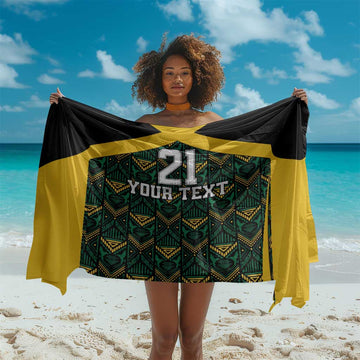 Afro-Jamaicans Football Custom Sarong Black Ethnic Motifs LT9