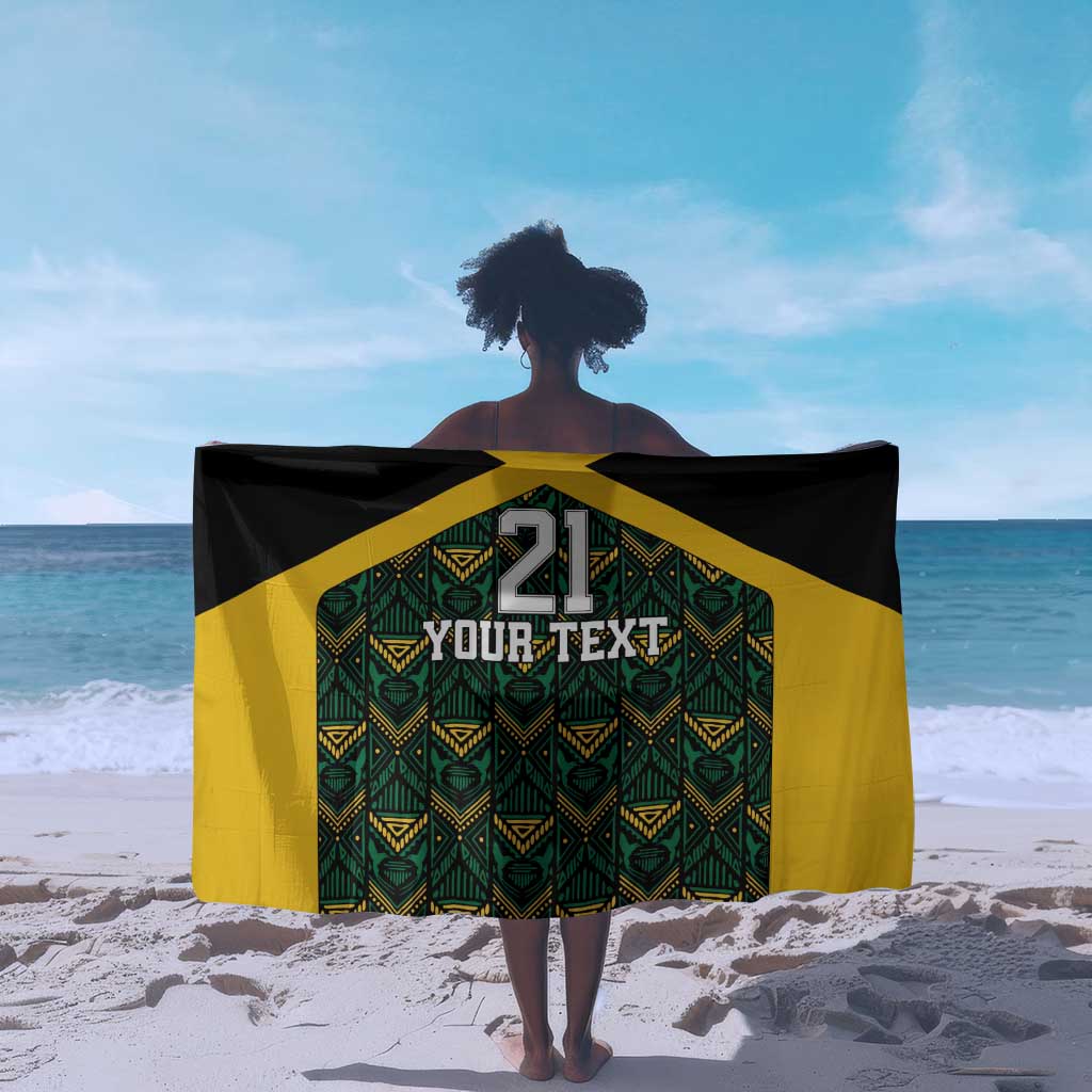 Afro-Jamaicans Football Custom Sarong Black Ethnic Motifs LT9