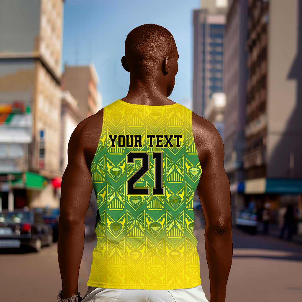 Afro-Jamaicans Custom Men Tank Top Reggae Boyz With Traditional Pattern LT9