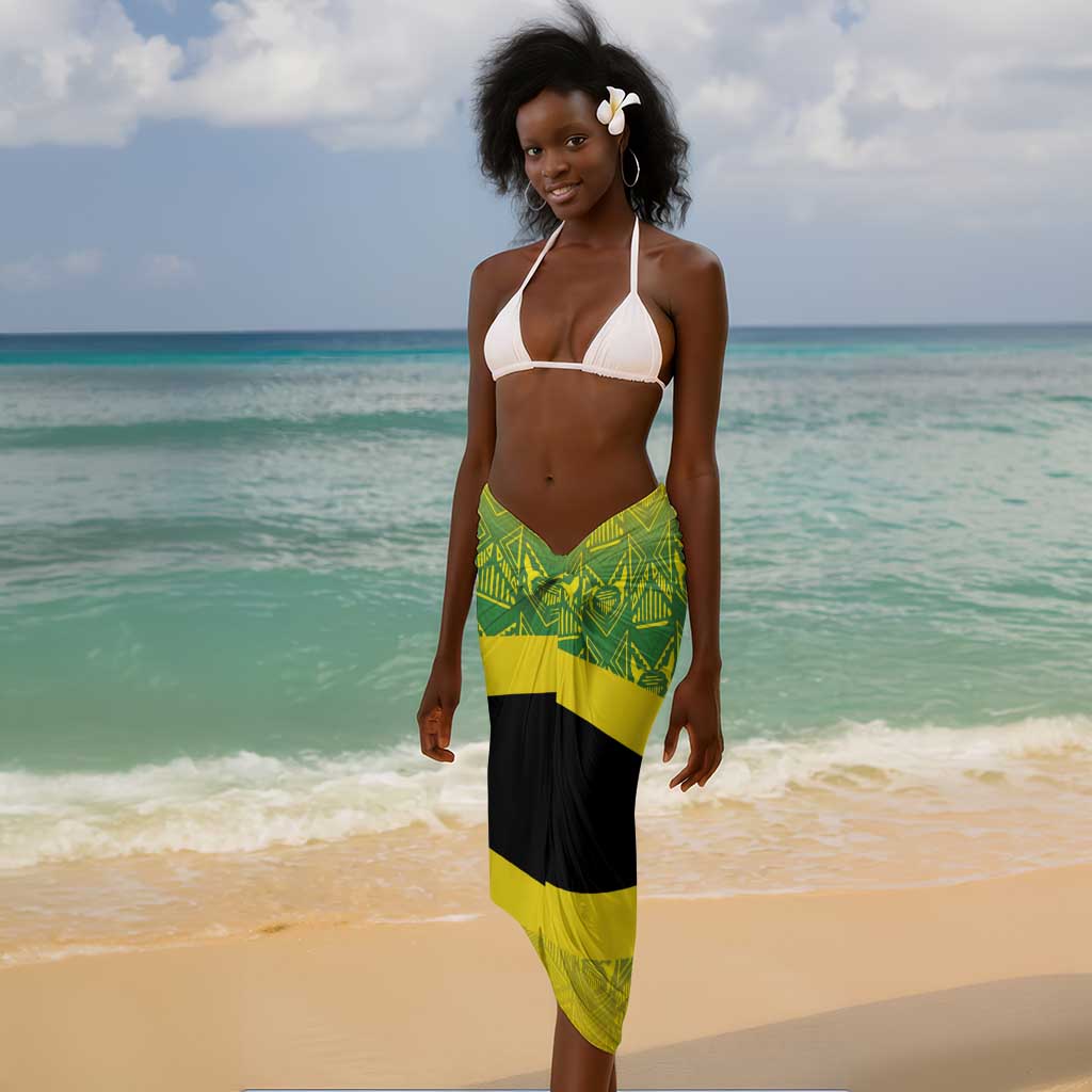 Afro-Jamaicans Custom Sarong Reggae Boyz With Traditional Pattern LT9