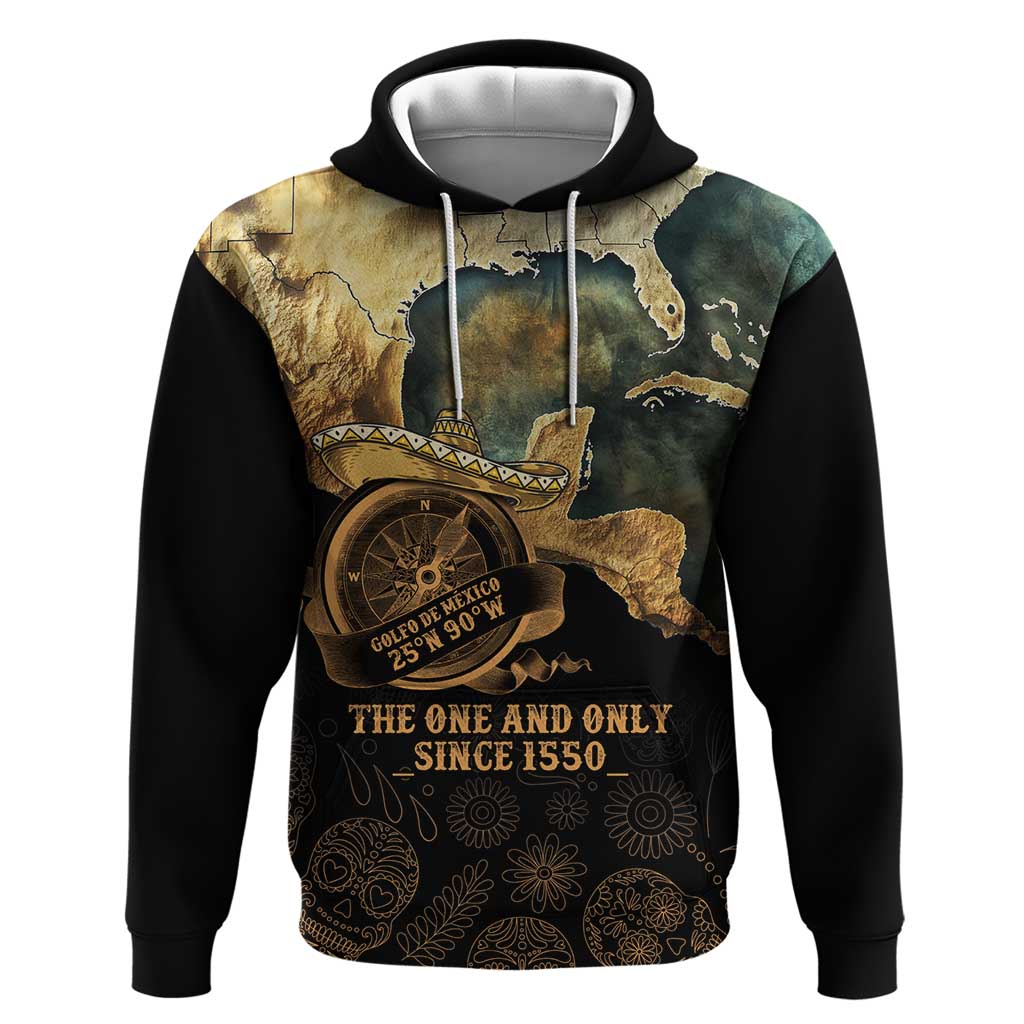 Gulf Of Mexico Hoodie Historic Gulf of Mexico Map Since 1550 LT9