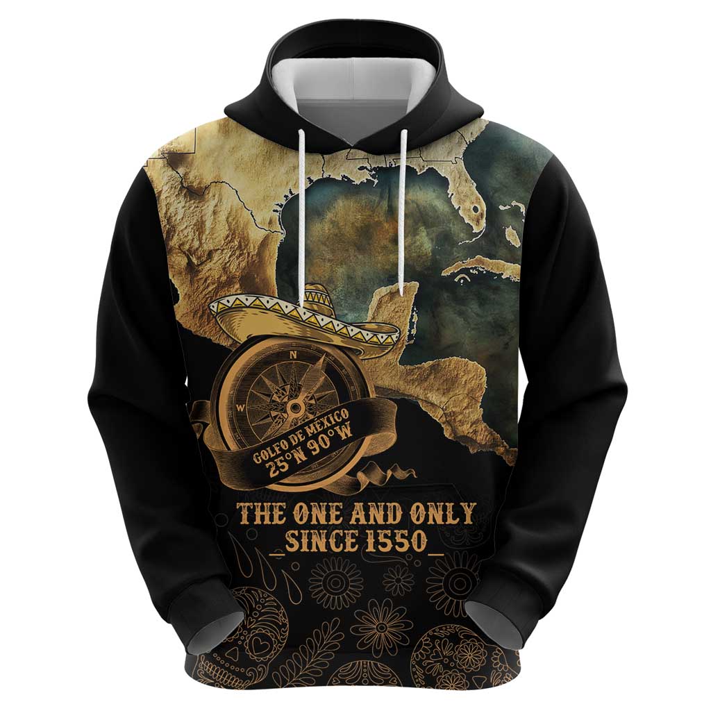 Gulf Of Mexico Hoodie Historic Gulf of Mexico Map Since 1550 LT9