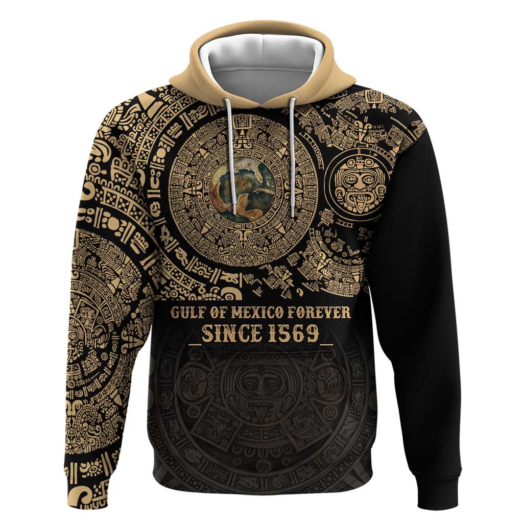 Gulf of Mexico Personalized Hoodie Since 1569 Aztec Vingtage LT9