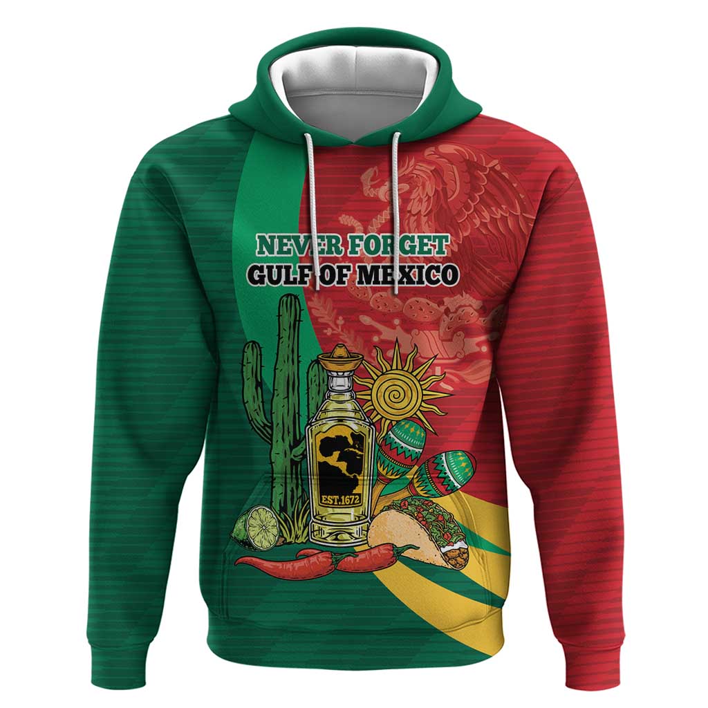 Gulf of Mexico Since 1672 Personalized Hoodie Mexican Tequila and Tacos LT9