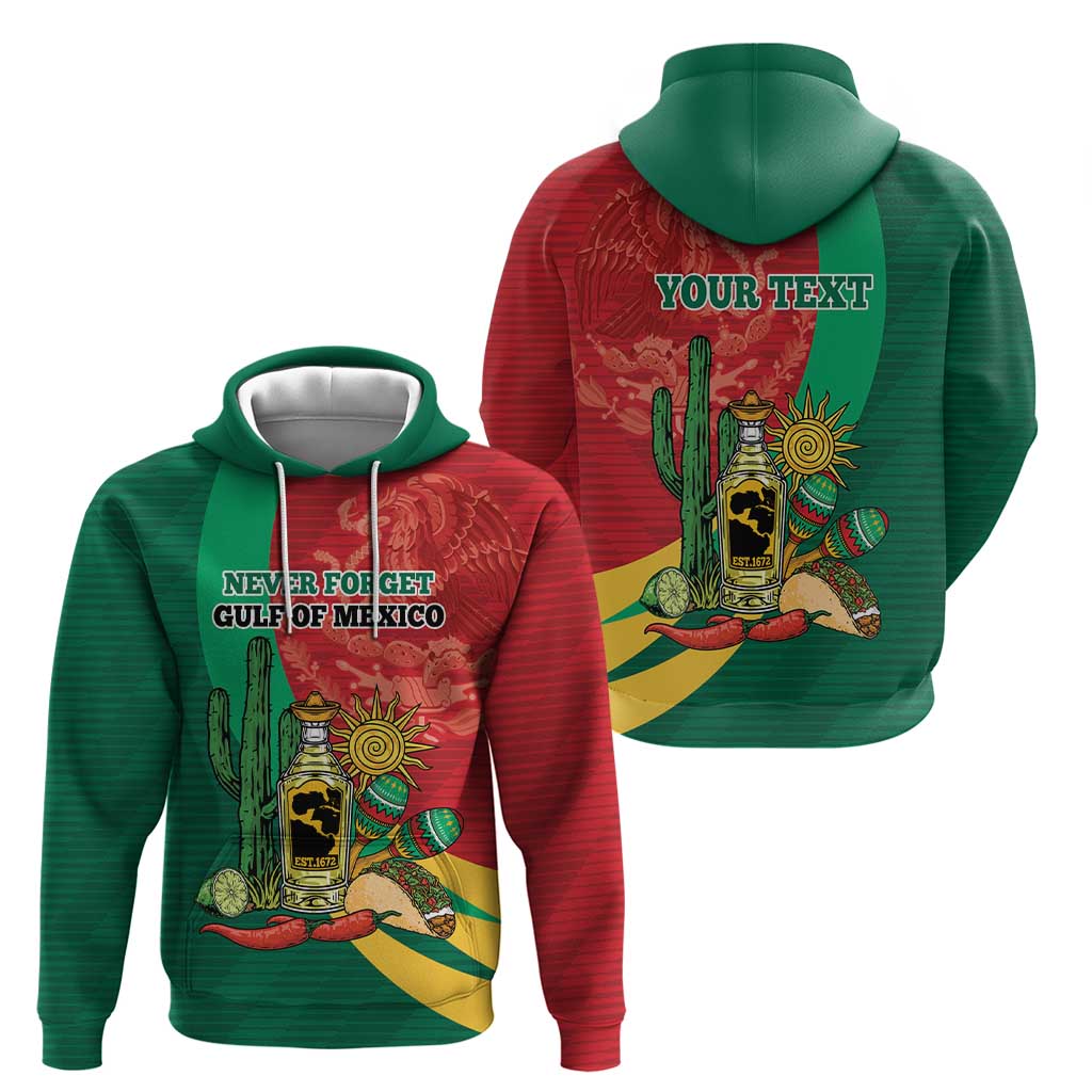Gulf of Mexico Since 1672 Personalized Hoodie Mexican Tequila and Tacos LT9