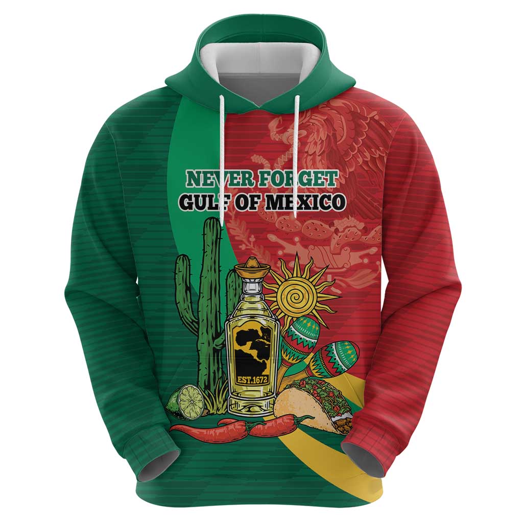 Gulf of Mexico Since 1672 Personalized Hoodie Mexican Tequila and Tacos LT9