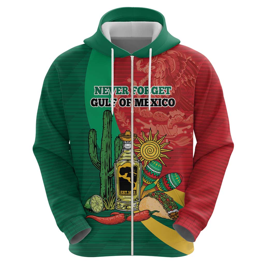 Gulf of Mexico Since 1672 Personalized Hoodie Mexican Tequila and Tacos LT9