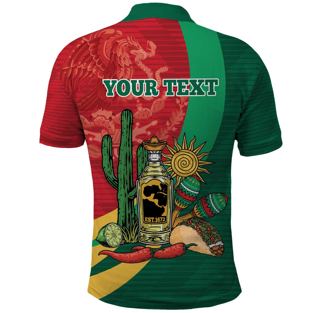 Gulf of Mexico Since 1672 Personalized Polo Shirt Mexican Tequila and Tacos LT9