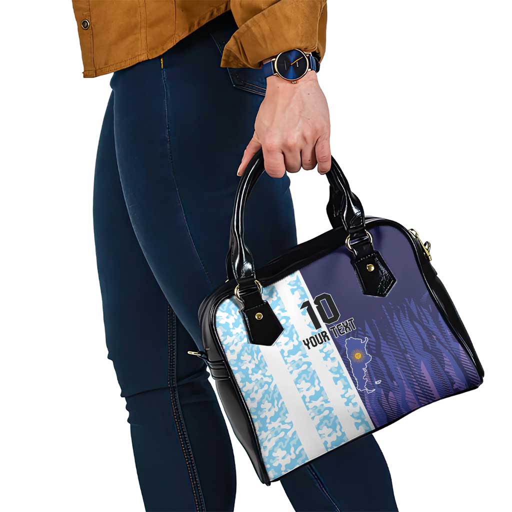 Argentina Football Custom Shoulder Handbag Vamos La Albiceleste Half Version LT9
