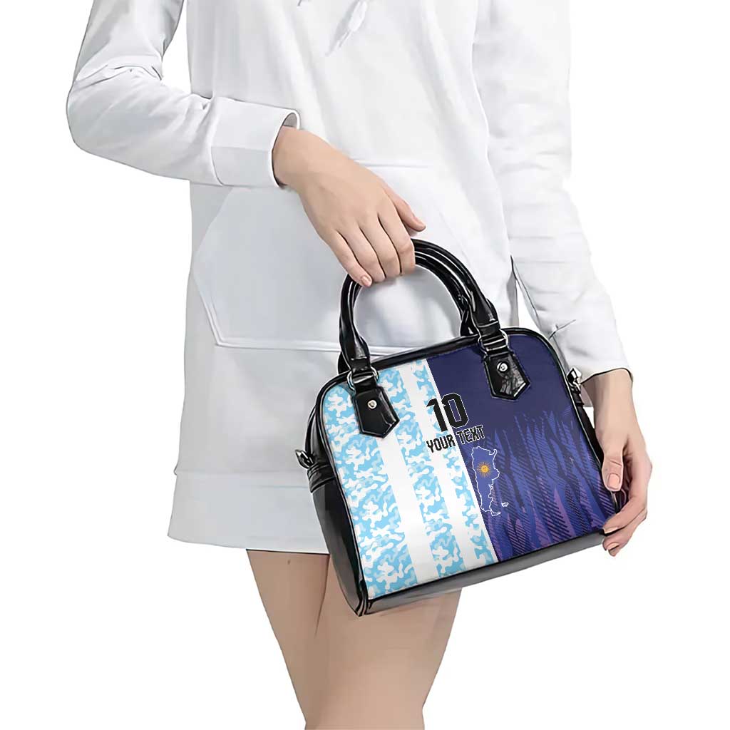 Argentina Football Custom Shoulder Handbag Vamos La Albiceleste Half Version LT9