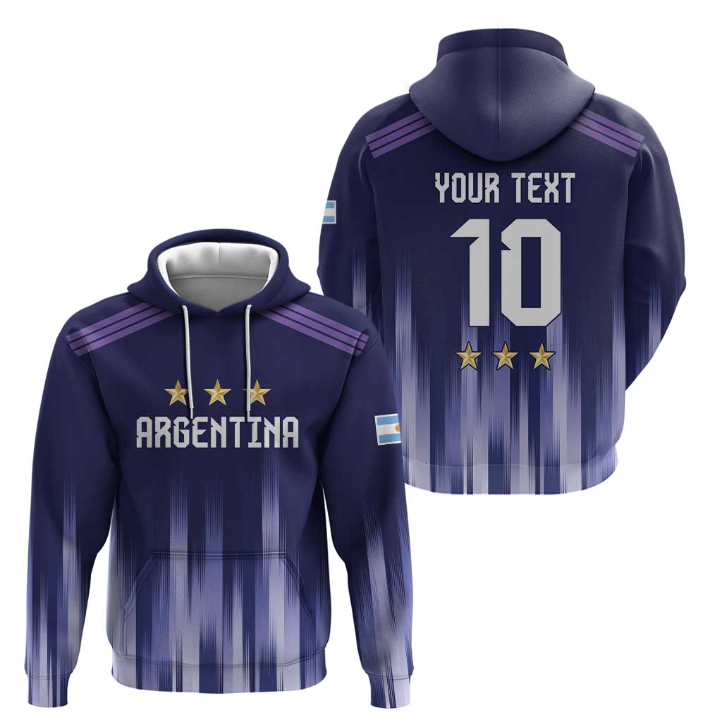 Argentina Football Custom Hoodie Vamos La Albiceleste Vintage LT9