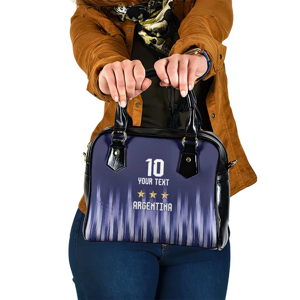 Argentina Football Custom Shoulder Handbag Vamos La Albiceleste Vintage LT9